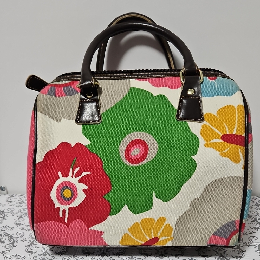 Victoria Secret Floral Canvas Handbag